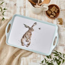 Wrendale Designs Large Melamine Tray 'The Hare and the Bee'