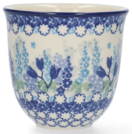 Bunzlau Tulip Mug 330 ml - Blue Garden