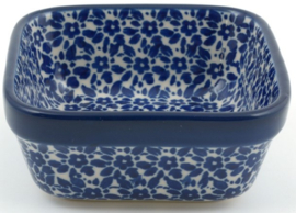 Bunzlau Square Bowl 170 ml 10 x 10 cm Indigo