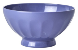 Rice Melamine Bowl on Foot 'Viva La Vida' Color - Lavender