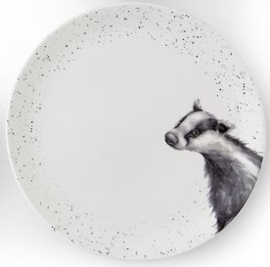 Wrendale Designs Dinner Plate Badger
