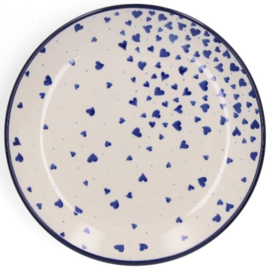 Bunzlau Plate Ø 23,5 cm - Hearts