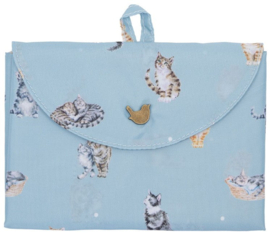 Wrendale Designs 'Feline Friends' Foldable Shopper Bag