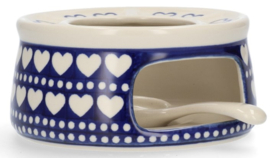 Bunzlau Tea Stove for Teapot Straight - Blue Valentine