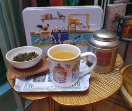 Onderzetter LU Rubber 11,5 x 10 cm - met geur van biscuit 