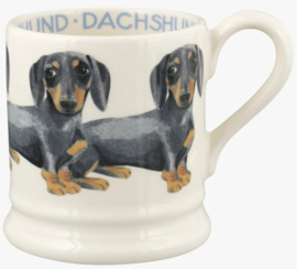 Emma Bridgewater Dogs Black & Tan Dachshund 1/2 Pint Mug