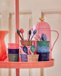 Rice Melamine Cup - 'A New York Minute' Colors - 250 ml - Set van 6