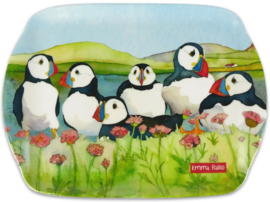 Emma Ball Scatter Tray - Sea Thrift Puffins