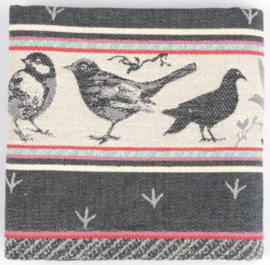 Bunzlau Tea Towel Birds Black