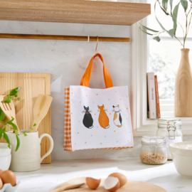 Ulster Weavers Small PVC Shopper Bag - Cats In Waiting 2026