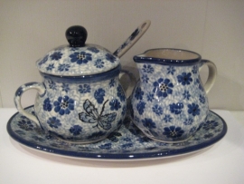 Bunzlau Sugar Bowl - Dragonfly