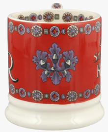 Emma Bridgewater God Save The King 1/2 Pint Mug