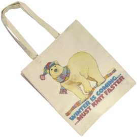 Emma Ball Cotton Canvas Bag - 'Winter is Coming'
