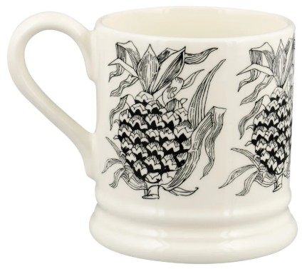 Emma Bridgewater 40 Years! - Pineapple - 1/2 Pint Mug