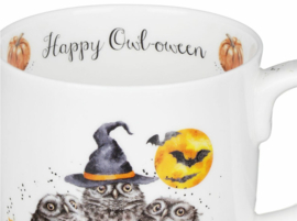 Wrendale Designs Large 'Happy Owl-o-ween'' Mug -Owl-