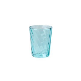 Rice Acrylic Tumbler in Twisted Swirl Design - 260 ml - Mint