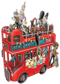 Me&McQ - 3D Wenskaart - The King’s Party Bus
