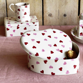 Emma Bridgewater Pink Hearts Large Heart Shaped Tin