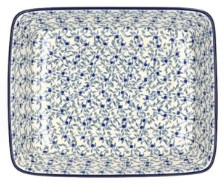 Bunzlau Oven Dish Rectangular 2850 ml Blue Olive 22 x 8 x 28 cm