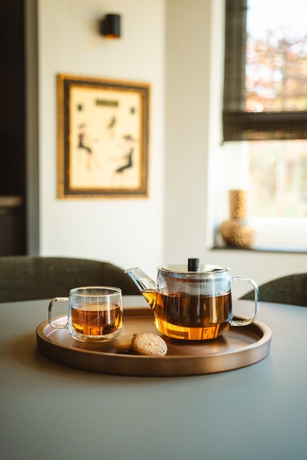 Bredemeijer Glazen Theepot Merano 1,1 liter -inclusief theefilter-