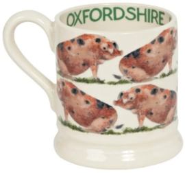Emma Bridgewater - Farmyard Animals - Oxfordshire Sandy & Black Pig - 1/2 Pint Mug *b-keuze*