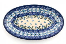 Bunzlau Oval Cookie Dish Vine