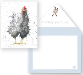 Wrendale Designs 'Curious Hen' miniature Card