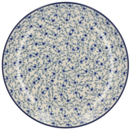 Bunzlau Plate Ø 25,5 cm Blue Olive