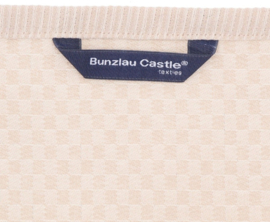 Bunzlau Tea Towel - Small Check Sand