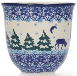 Bunzlau Tulip Mug 330 ml Christmas Deer -Limited Edition-