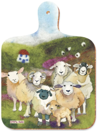 Emma Ball Small Chopping Board - Felted Sheep