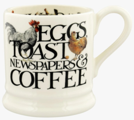 Emma Bridgewater Rise & Shine Eggs & Toast 1/2 Pint Mug