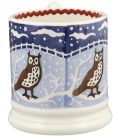 Emma Bridgewater - Christmas Icons - Owl - 1/2 Pint Mug
