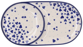 Bunzlau Saucer - Hearts