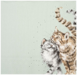 Wrendale Designs Cocktail Napkins 'Feline Good' Cat