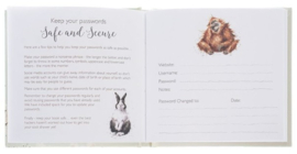 Wrendale Designs 'New Beginnings' Hedgehog - Password Book