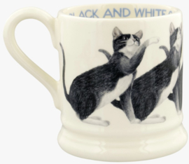 Emma Bridgewater Cats Black & White Cat 1/2 Pint Mug