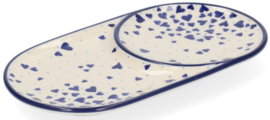 Bunzlau Saucer - Hearts