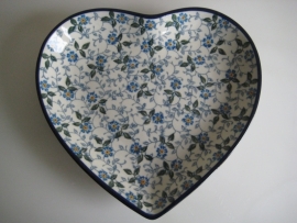 Bunzlau Heart Shape Dish Summer Wind