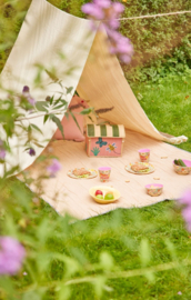 Rice Small Melamine Bowl - Flower Power Print