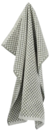 Bunzlau Kitchen Towel Small Check Dark Green