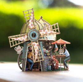 Me&McQ - 3D Wenskaart - Windmill Teashop