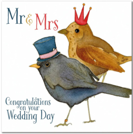 Emma Ball Card 'Congratulations on your Wedding Day'