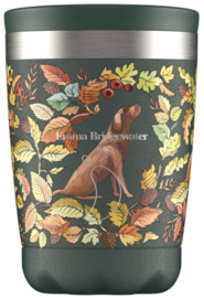 Chilly's Coffee Cup 340 ml Emma Bridgewater Dogs In The Woods -mat met reliëf-