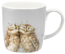 Wrendale Designs Large 'The Twits' Mug -licht grijze achtergrond*-