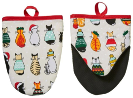 Ulster Weavers Micro Mitts - Christmas Cats in Waiting - set 2