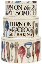 Emma Bridgewater Get Baking - Set of 3 Round Cake Tins