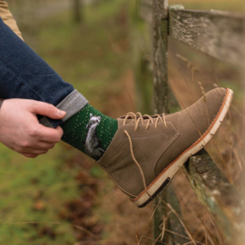 Wrendale Designs Socks 'The Country Gent' Badger - Heren maat 41–46