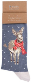 Wrendale Designs Socks 'All Wrapped Up' Donkey - maat 41–46