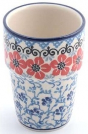 Bunzlau Milk Mug 230 ml Red Violets